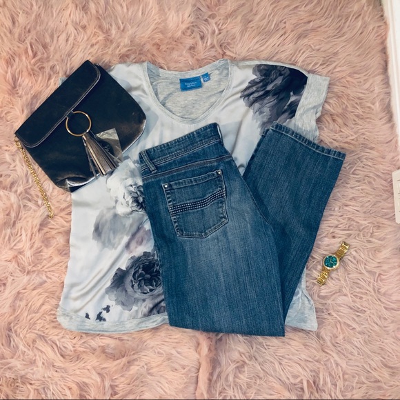 White House Black Market Denim - 3 for $25 SALE WHBM Gem Embellishment NOIR Jeans